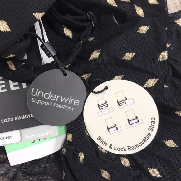 Coco Reef Allure Metallic-Print Tankini Top - Picture 14 of 15